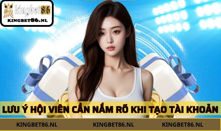 Ghi nhớ quan trọng khi tạo tài khoản tại KINGBET86