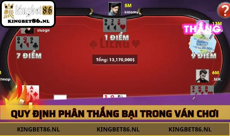 Quy định phân thắng bại trong ván chơi
